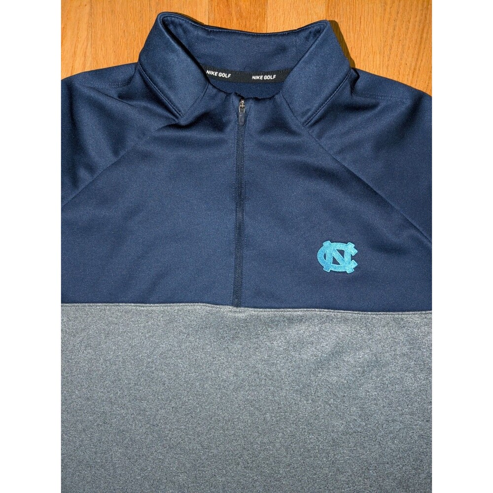 Nike Golf University Of North Carolina Tar Heels 1/4 Zip Pullover Mens Large